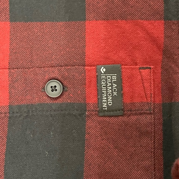 Black Diamond Mens Zodiac Flannel Long Sleeve Shirt Size Medium - Picture 5 of 12